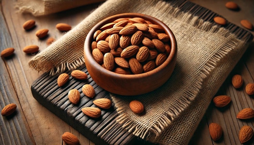Almendras ricas en fibra