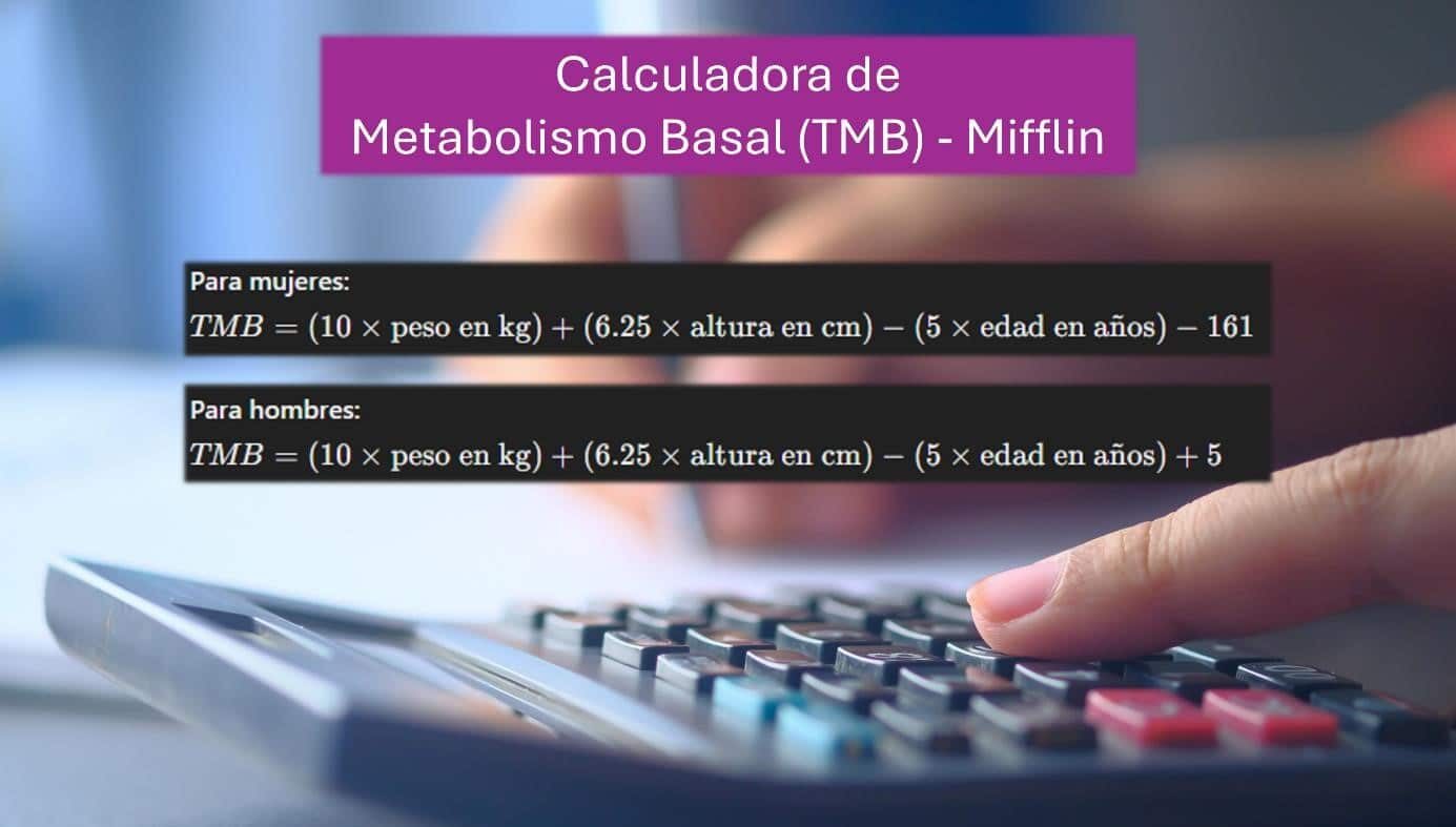 Calculadora Metabolismo Basal (TMB)